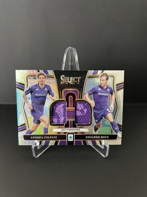 2024-25 Panini- ACF Fiorentina Dual Swatches Andrea Colpani/Edoardo Bove Silver