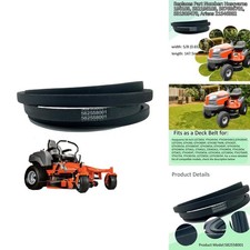 582558001 Lawn Mower Deck Belt 5/8" x 147.5" for Husqvarna 33155 Crafitsman