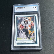 Donruss 2025 Jalen Hurts #16 Diamond GEM MT 10 Eagles NFL Football Card