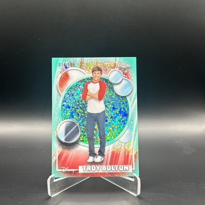 #ad TROY BOLTON Aqua 14 199 Mini Diamonds Refractor 2026 Topps Chrome Disney $50.00