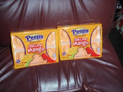 PEEPS Chile Lime Mango Limited Edition 2-Pack (20 Chicks) Sweet & Spicy Treat