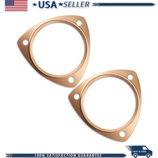 Copper Header Exhaust Collector Gaskets 3.5 Inch Bbc Sbc