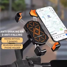 360° Rotation Mobile Phone Holder Handlebar Mount For Motorcycle Bicycle Bike