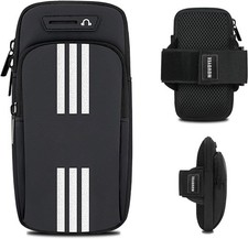 Phone Holder for Running Armband Cell iPhone 16 15 14 04-Black