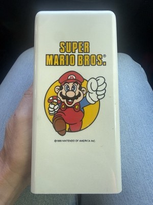 Super Mario Bros Paper Cup Holder 1989 Nintendo Bathroom Retro Video Game Vtg