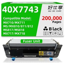 Unidad de fusor 40X7743 compatible para Lexmark MS710 MS810 MS811 MS812 MX710 MX810