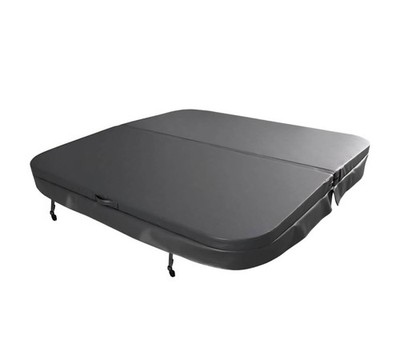 Whirlpoolabdeckung Thermoabdeckung Isolierabdeckung Spacover grau 228cm