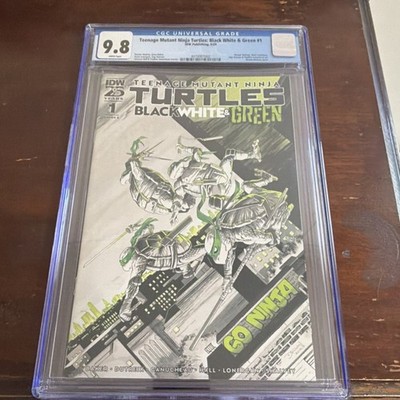 IDW Publishing TMNT Black White & Green #1  CGC 9.8