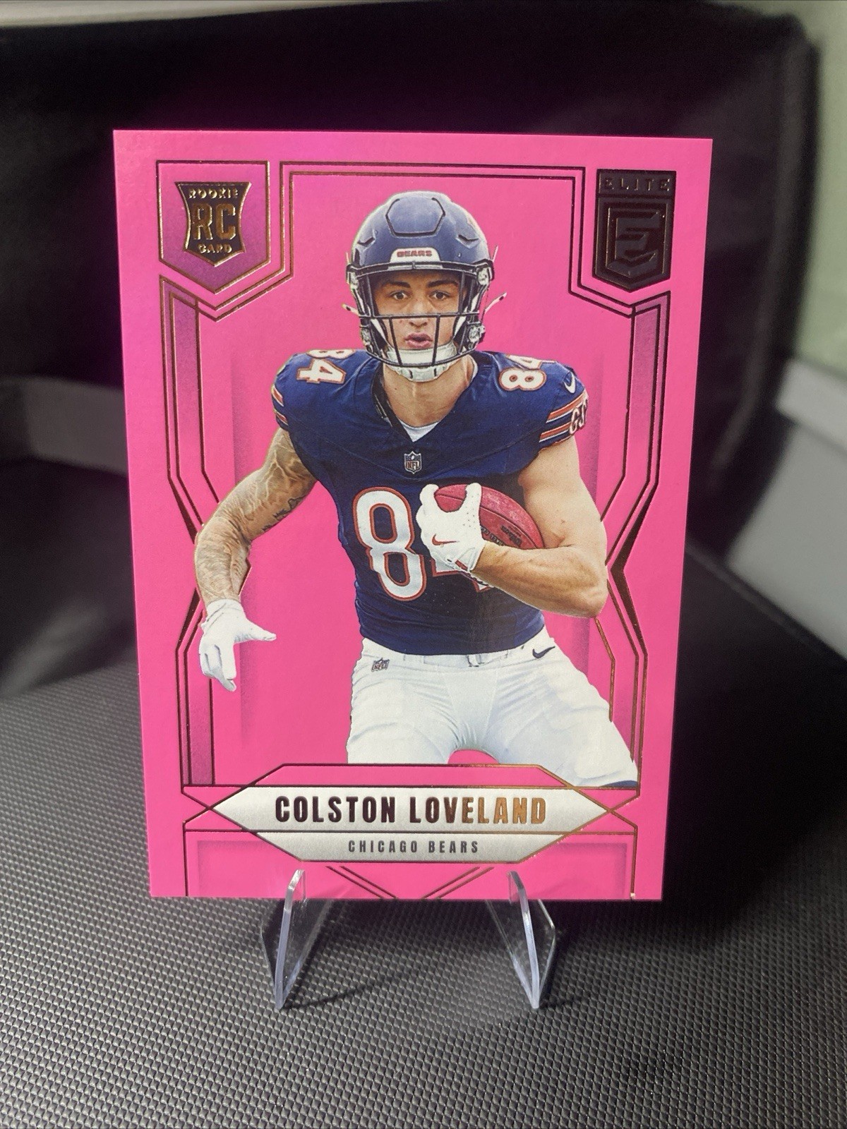 2025 Panini Donruss Elite - Rookies Colston Loveland #109 Pink Ink (RC)