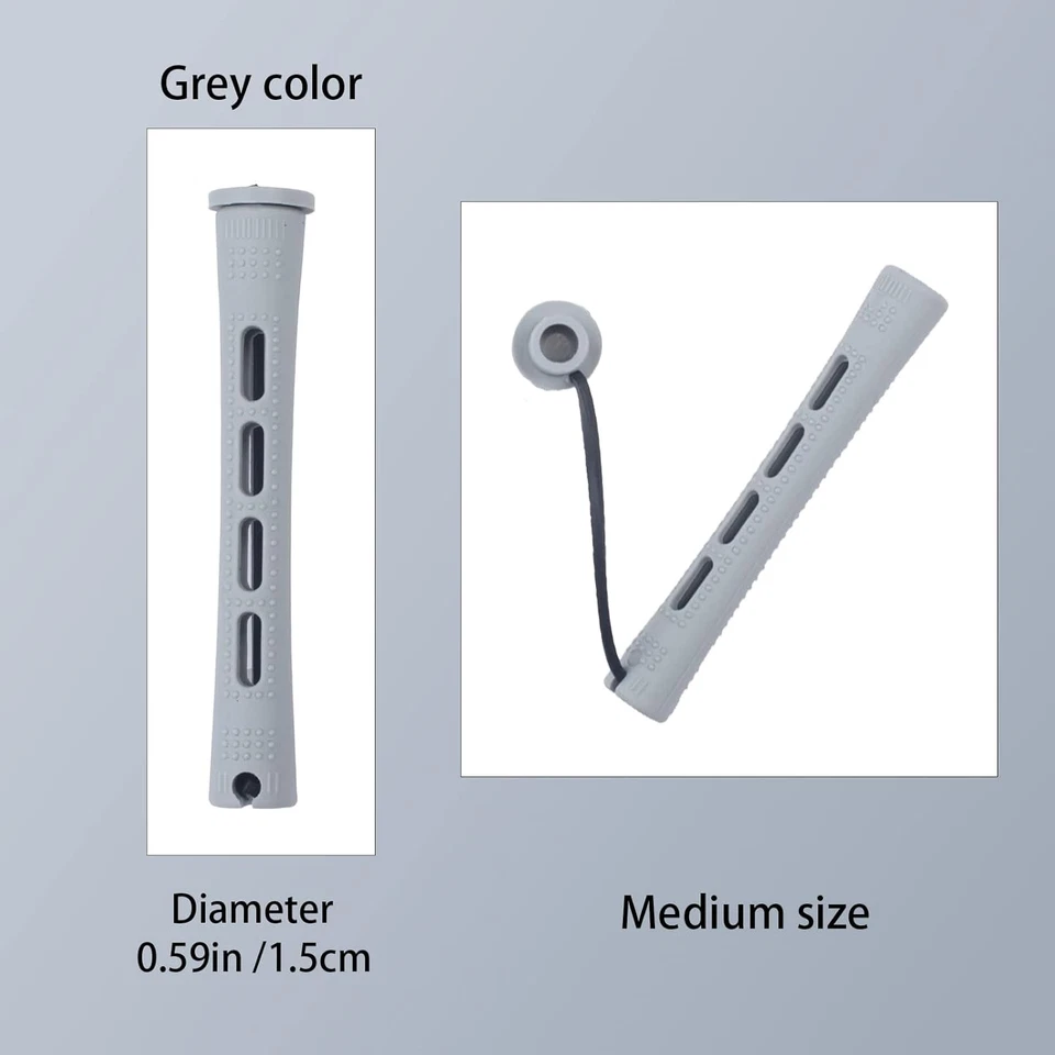 Rizadores de pelo pequeños de 0,59 pulgadas con varillas permanentes 60 piezas para cabello largo y corto natural Foto 2 de 4