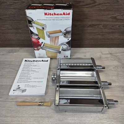 KitchenAid 3-teiliges Pasta Roller & Schneider Set 5KPRA verpackt gebraucht 