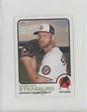 2022 Heritage Oversized Base 1973 Topps /1000 Stephen Strasburg #OB-SS 2g8