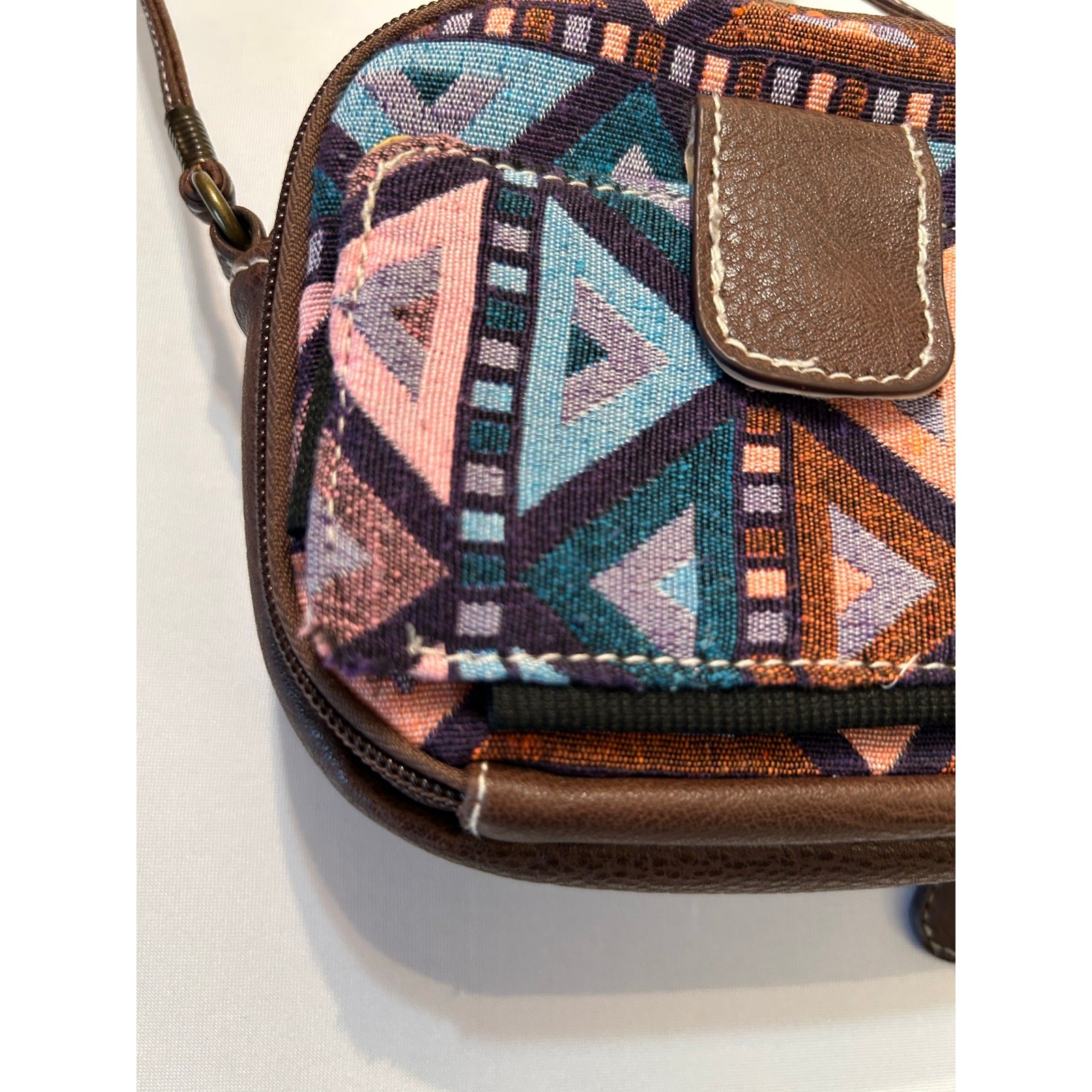 Union Bay Elephant Patchwork Small Crossbody - image 13