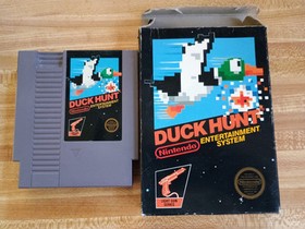 Original 1985 NES Nintendo Duck Hunt Matte Sticker Seal 1rst N.Y. Test Run 