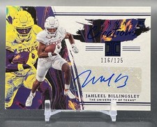 Jahleel Billingsley 2023 Impeccable Canvas Creations Blue Auto RC /125
