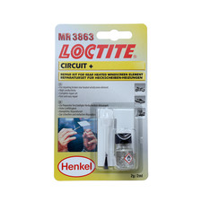 Loctite MR 3863 Leitsilber | 2g | Heckscheibenheizung Reparatur | Set