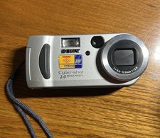 Sony Cyber-shot DSC-P51 2.0MP Digital Camera - Silver with Case Memory Stick
