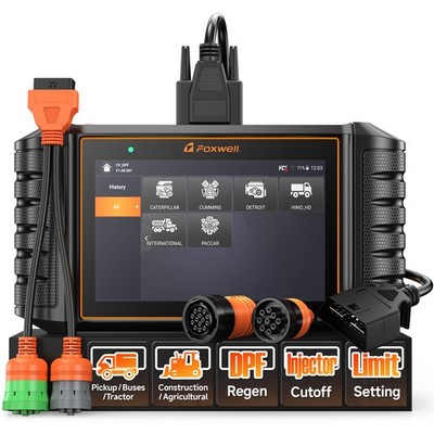 Heavy Duty Truck Diesel OBD Diagnostic Scanner DPF Regen Oil Reset ABS Bleeding