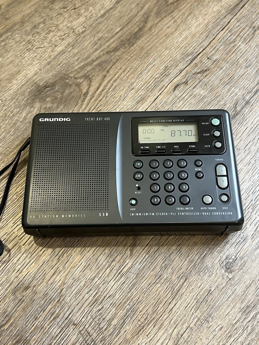 Grundig Yacht Boy 400 FM AM MW Short Wave Portable World Radio