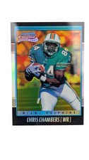 2001 Bowman Chrome Chris Chambers Gold Refractor Rookie Card 89/99 #179. rookie card picture