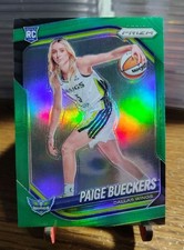 2025 Panini Prizm WNBA Paige Bueckers Rookie Green Prizm #147 Dallas Wings