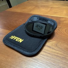 Tiffen 77mm Circular Polarizer Black Threaded Mount Camera Lens Filter