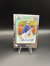 Noah Schultz AUTO 2024 Donruss Optic RATED ROOKIE Chicago White Sox