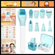 10 in 1 Microneedling Roller Kit - Derma Roller Set for Face, Body, Hair  Beard