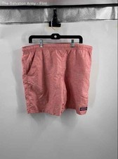 Vineyard Vines Mens Coral Floral Pockets Pull On Swim Trunks Size Medium