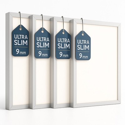 4er Set LED Panel 62x62 Deckenpanel + Treiber Raster-Leuchte Einbau Rasterdecke