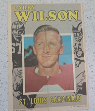 1971 Topps Poster Pin Up #20 Larry Wilson NFL Football St. Louis Cardinals