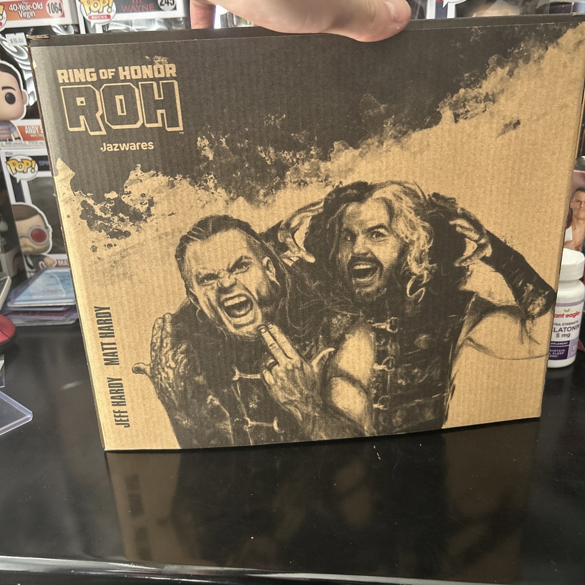 Jazwares Vault HARDY BOYZ Jeff hardy Matt hardy 2 Pack 1/3000 AEW