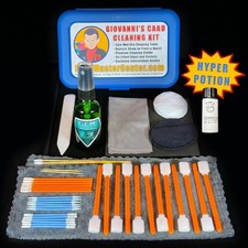 Giovanni's Card Cleaning Kit - HYPER POTION & Card Spray Restoration Tool w/ tut