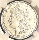 1882-P MORGAN SILVER DOLLAR in Extremely Fine to Almost Uncirculated condition