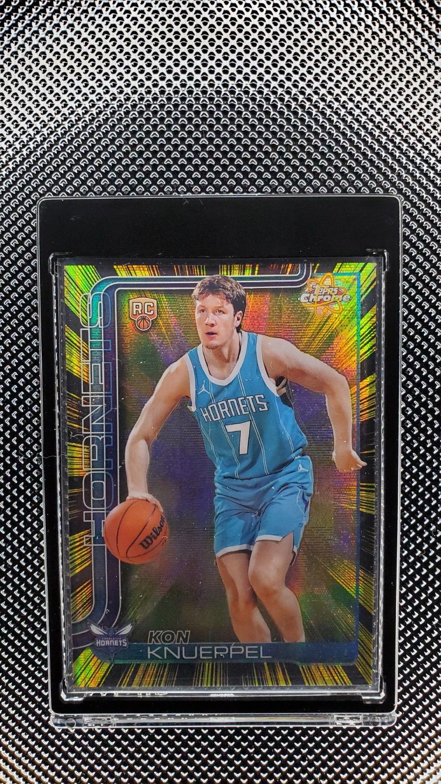 NEW YEAR DEAL!! 2025-26 Topps Chrome Kon Knueppel Radiating Rookies #RR-4