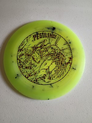 Doomsday Discs Pestilence Toxic Waste 175g Distance Driver Disc Golf 13/5/-4/1