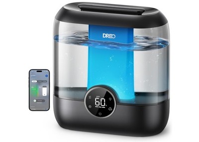 DREO Smart Humidifiers for Bedroom, 6L Top Fill Supersized Cool Mist Humidifier