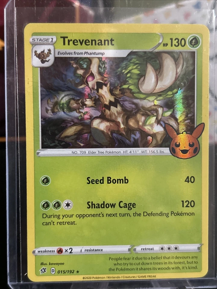 Trevenant Holo English Pokemon TCG BK690 2020 - Top Loaded - Pack Fresh New - Image 2 of 4