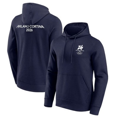 MILANO CORTINA Olympics Hoodie Herren SMALL - OFFICIAL 2026 Fleece Kapuzenoberteil MC1