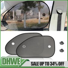 2STK Sonnenschutz Auto Sonnenblende Universal Seitenscheiben Kinder UV Schutz