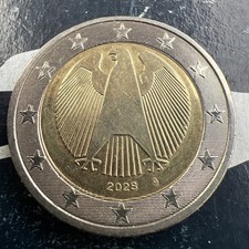 Germany 2 Euro Coin Eagle 2023 G Circulated Coin Germany Coin Circulated Coin 