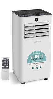 SereneLife Portable Air Conditioner Compact AC Unit 7000 BTU Dehumidifier/ Fan