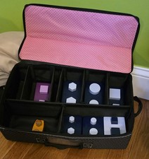 Creative Memories 8 Shape Makers in Daisy Mate Organizer, Circle Sq Hex Spiral