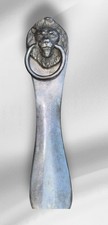 Vintage Reed  Barton Silver Plated Lion Head Shoehorn