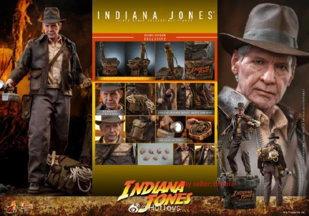 HotToys MMS717 Indiana Jones Destiny Wheel 1/6 Deluxe Edition Figure - Image 2 of 4