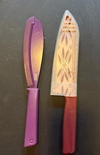 Kuhn Rikon Swiss Design Bread 10” & Chef Knive 11” Lot of 2 with Blade covers