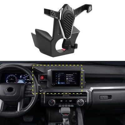 L2R for Tacoma 2024 2025 Car Phone Mount Carbon Fiber Black