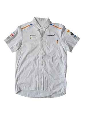 Mclaren Renault Formula One SHIRT F1 CLASSIC BUTTON SHIRT Size M, ALONSO
