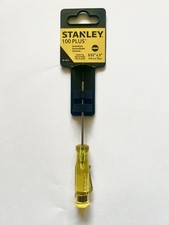 set of 3  Stanley 66-102-A 100 Plus Pocket Screwdriver with Plastic Handle -