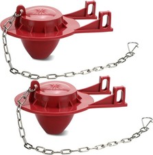 2 Pack 2-Inch Universal Toilet Flapper Replacement Kit - Fits Kohler